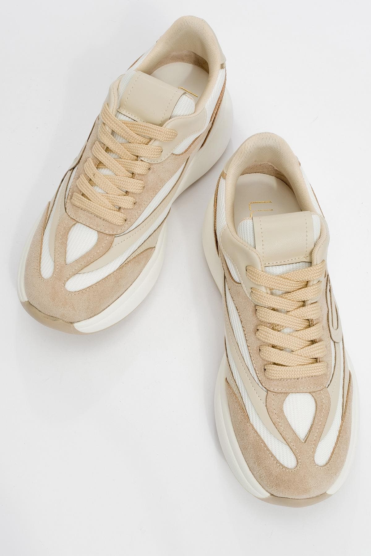 Belmon Sneakers, Alternate, color, Beige Suede Faux Leather