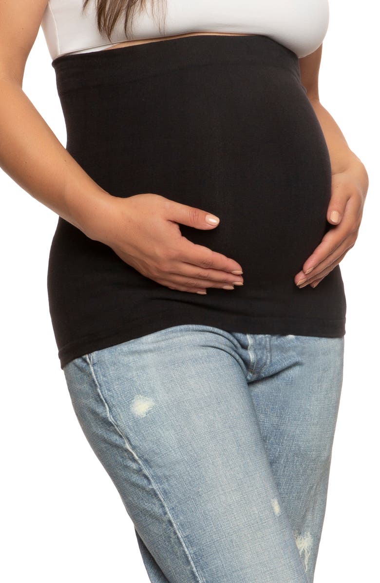 Felina Organic Cotton Blend Maternity Belly Band, Main, color,