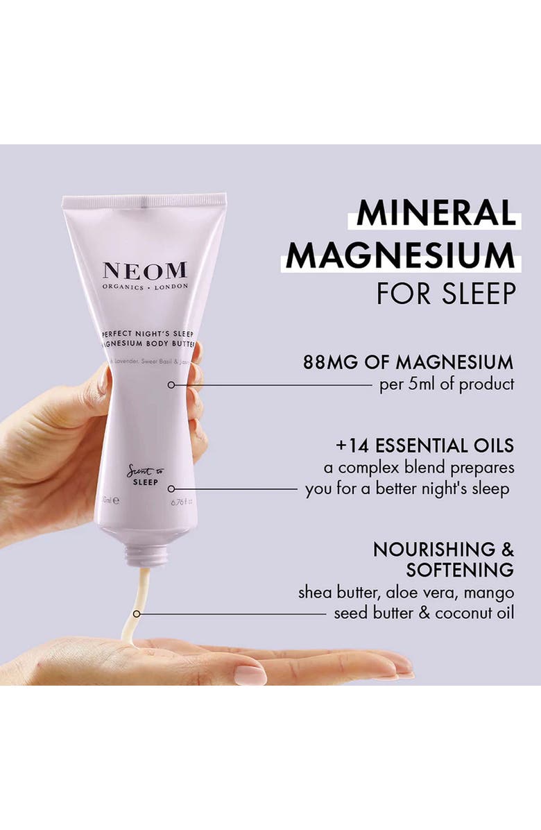 NEOM Wellbeing Perfect Night's Sleep Magnesium Body Butter, Alternate, color, 