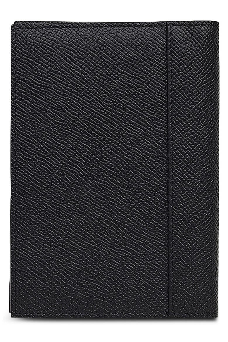 Halcomb Place Leather Passport Cover, Alternate, color, BLACK