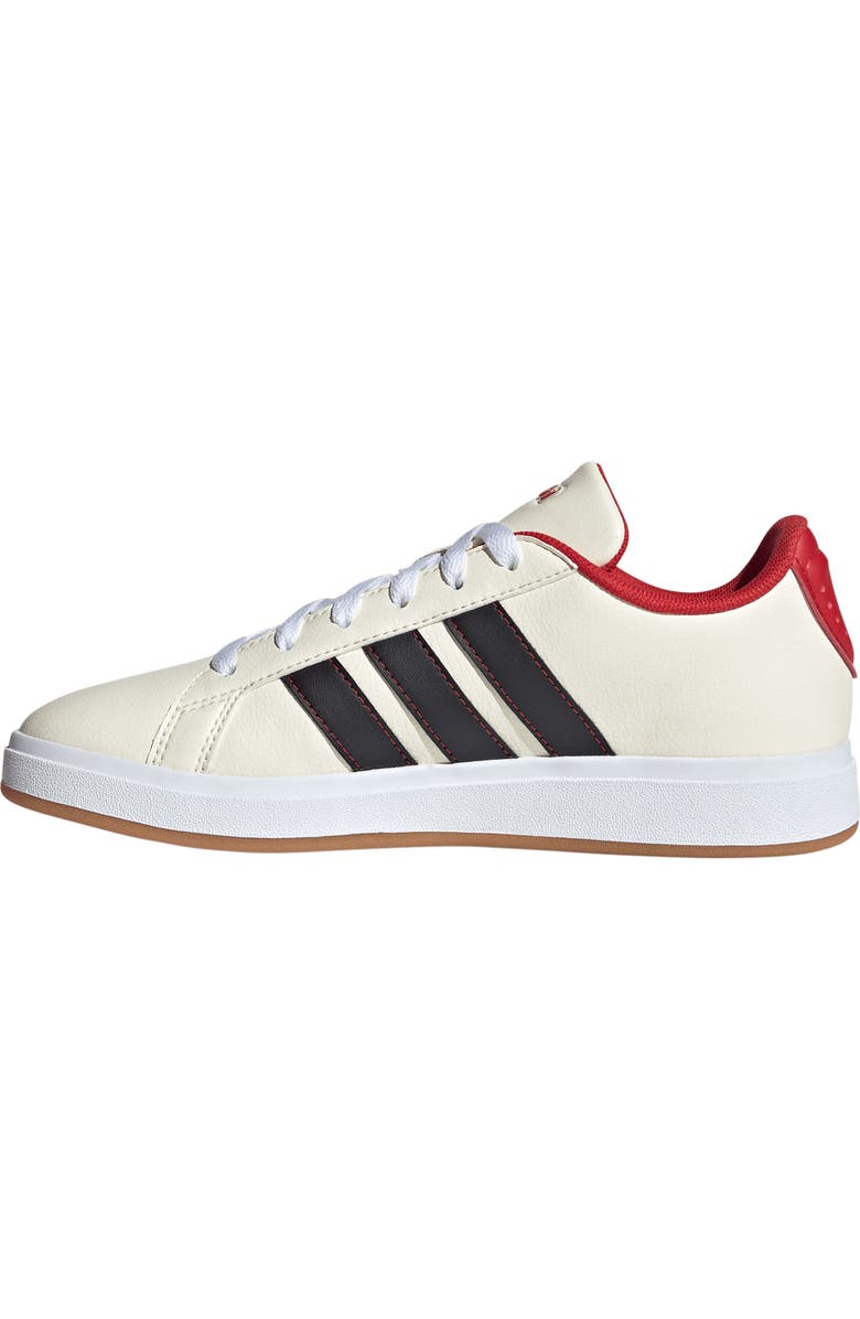 adidas x Disney<sup>®</sup> Kids' Grand Court Home Alone Sneaker, Alternate, color, Cream/ Black/ Collegiate Red