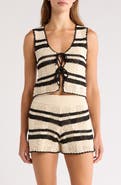 Elan Tie Front Cover-Up Vest