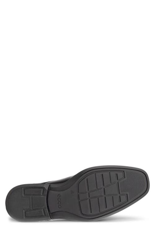 Ecco Metropole Milan Plain Toe Derby In Black