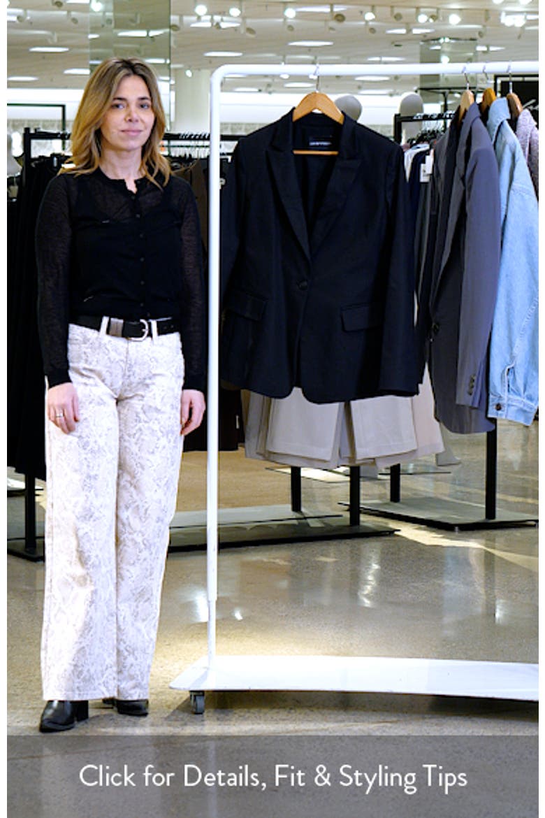 Cotton Blend Blazer video