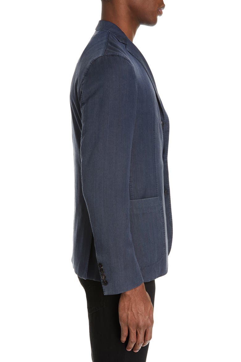 Travel K Slim Fit Wool Blazer, Alternate, color, NAVY
