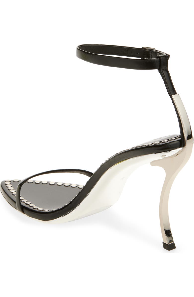 Jeffrey Campbell Obsession Ankle Strap Sandal, Alternate, color, Black Silver