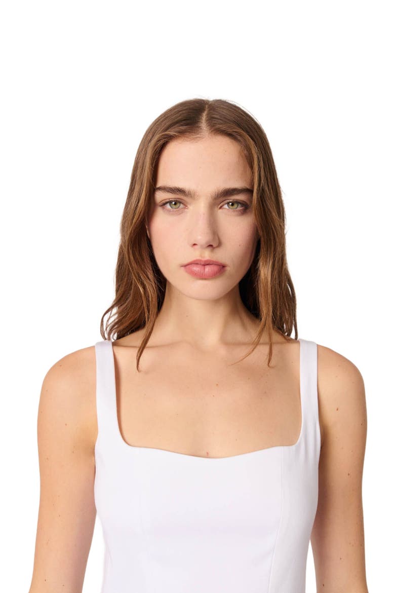 Mini cotton dress, Main, color, White