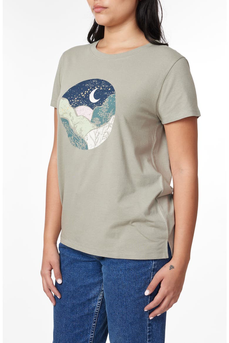 Julia Graphic T-Shirt, Alternate, color, DRIED SAGE MOONLIT