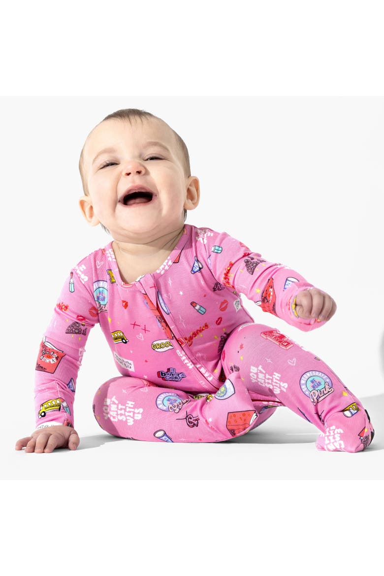 Baby Mean Girls So Fetch Convertible Footie, Alternate, color, Mean Girls: So Fetch