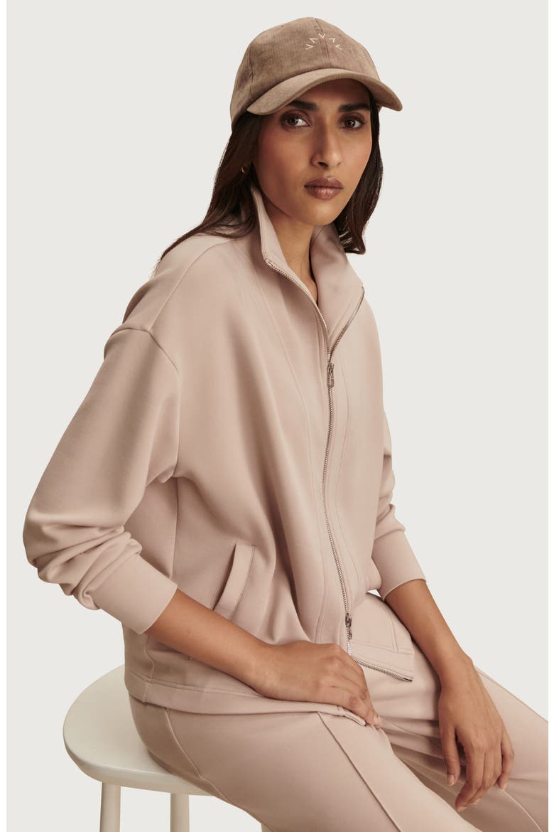 Arlene Zip-Up Fleece Jacket, Alternate, color, MUSHROOM