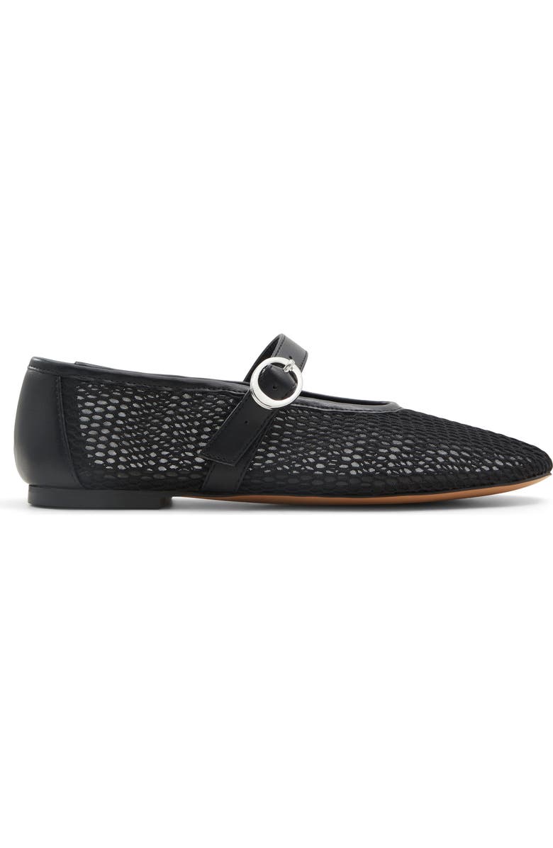 ALDO Quincey Mary Jane Flat, Alternate, color, Black