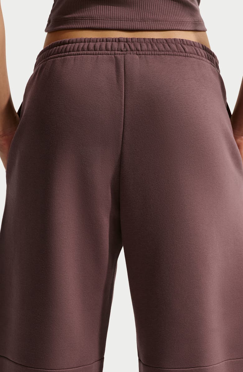 Nike Phoenix Fleece Loose Crop Barrel Pants, Alternate, color, Tattoo/Sail