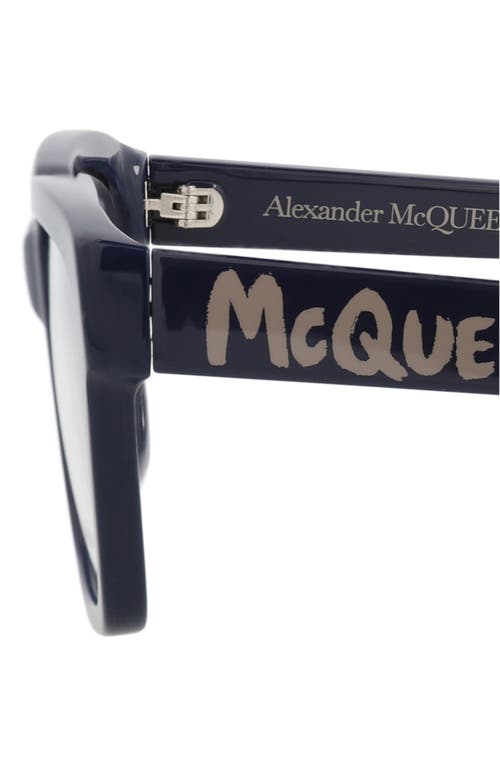 Alexander Mcqueen Mcqueen 54mm Rectangular Optical Glasses In Black