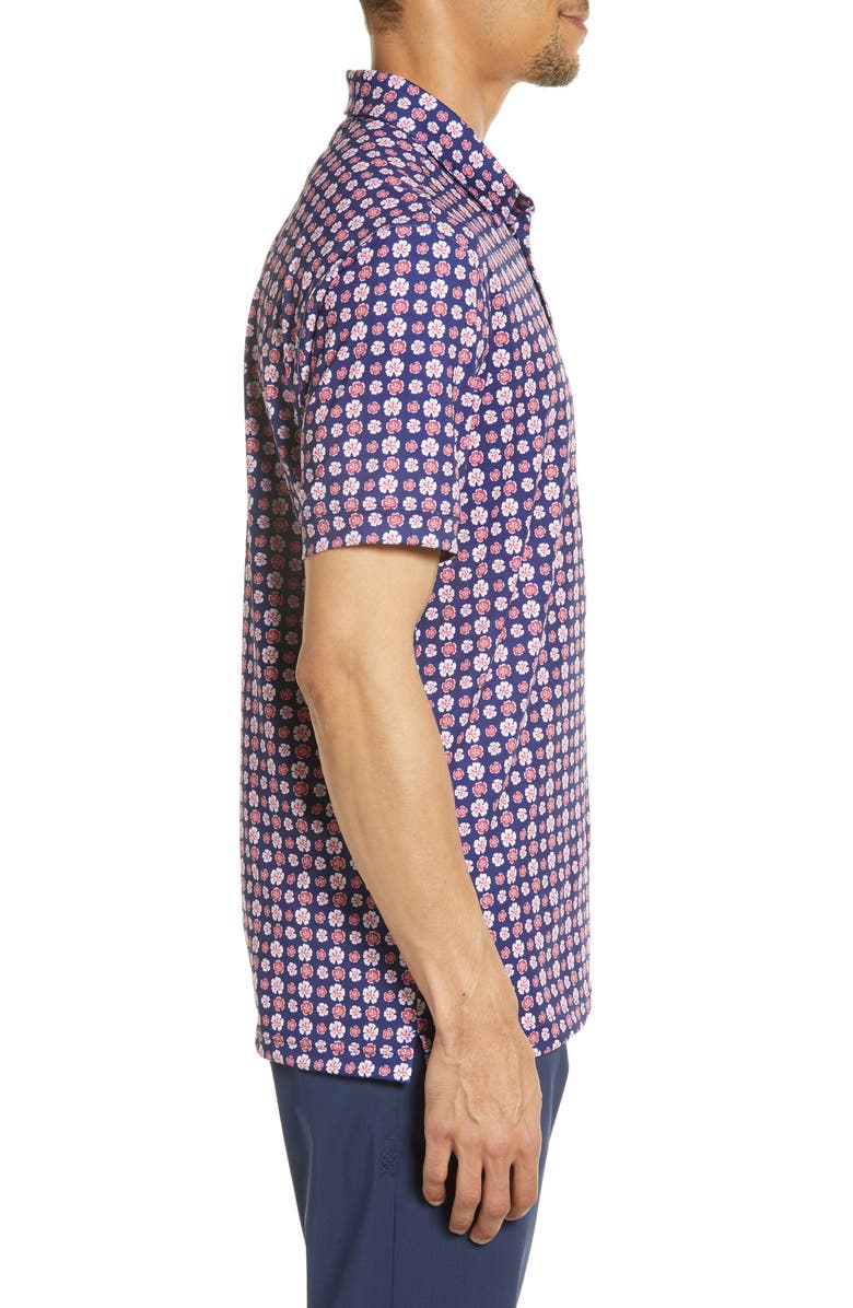 Mizzen+Main Versa Floral Performance Golf Polo, Alternate, color, 