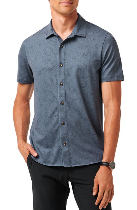 Featherweight Tides Short Sleeve Button-Up Shirt