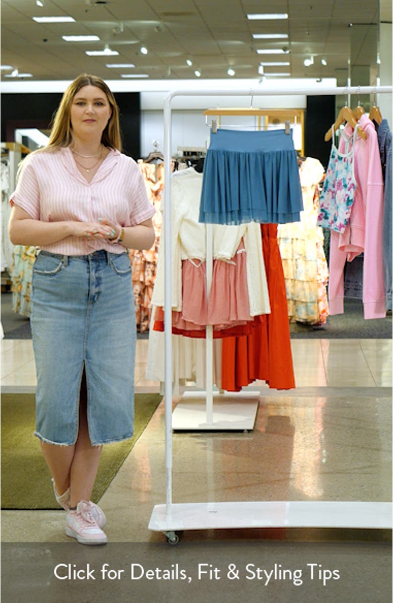 Kids' Baseline Layered Mesh Skort, sales video thumbnail