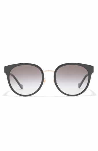Gucci 56mm Round Sunglasses