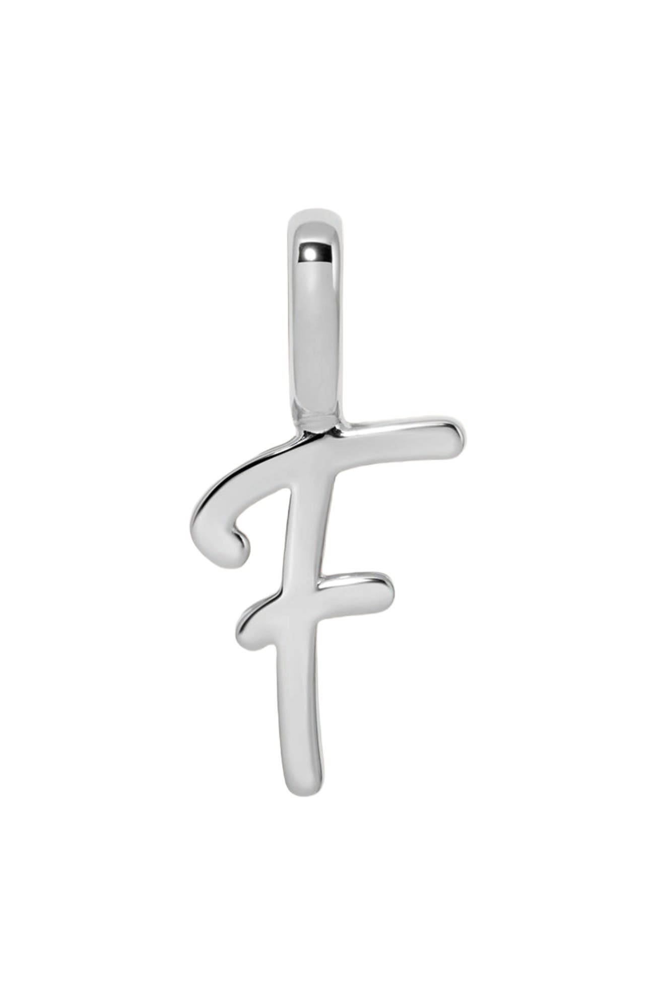 Silver Initial F
