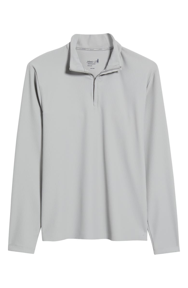 johnnie-O Hoppin Rib Quarter Zip, Alternate, color, Seal