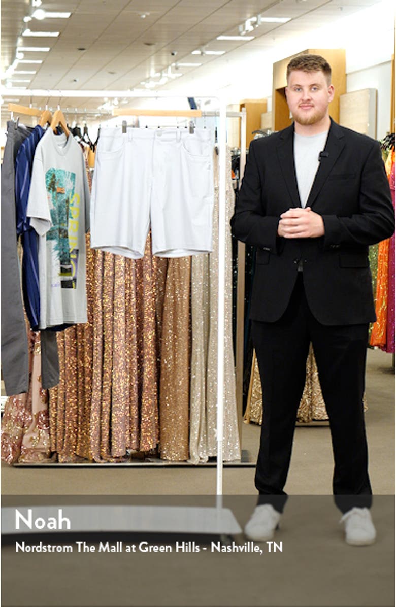 Momentum Water Repellent 9-Inch Golf Shorts, sales video thumbnail