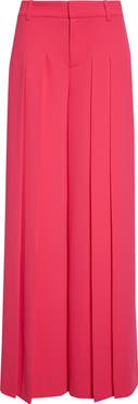 Alice + Olivia Blaire Pleated High Waist Wide Leg Pants