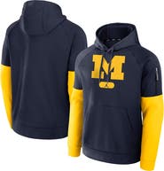 Jordan Brand Men's Jordan Brand Navy Michigan Wolverines Fitness Performance Pullover Hoodie