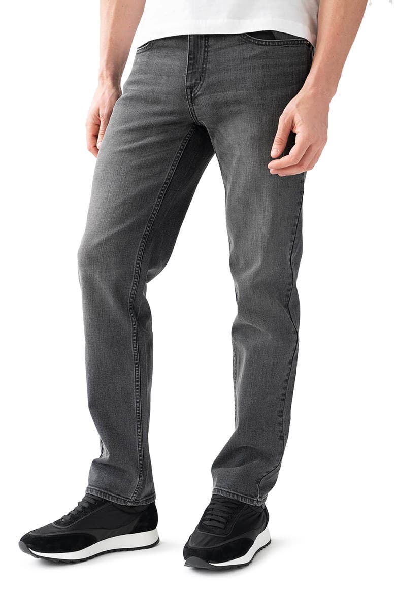 Slim Fit Straight Leg Performance Jeans, Main, color, GASTON