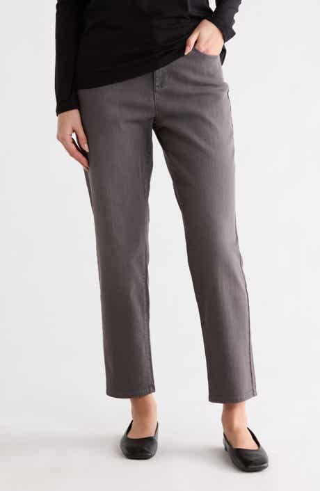Eileen Fisher High Waist Slim Ankle Jeans