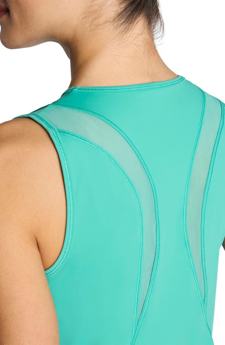 SPANX<sup>®</sup> Mesh Detail Crewneck Tank, Alternate, color, Tidepool