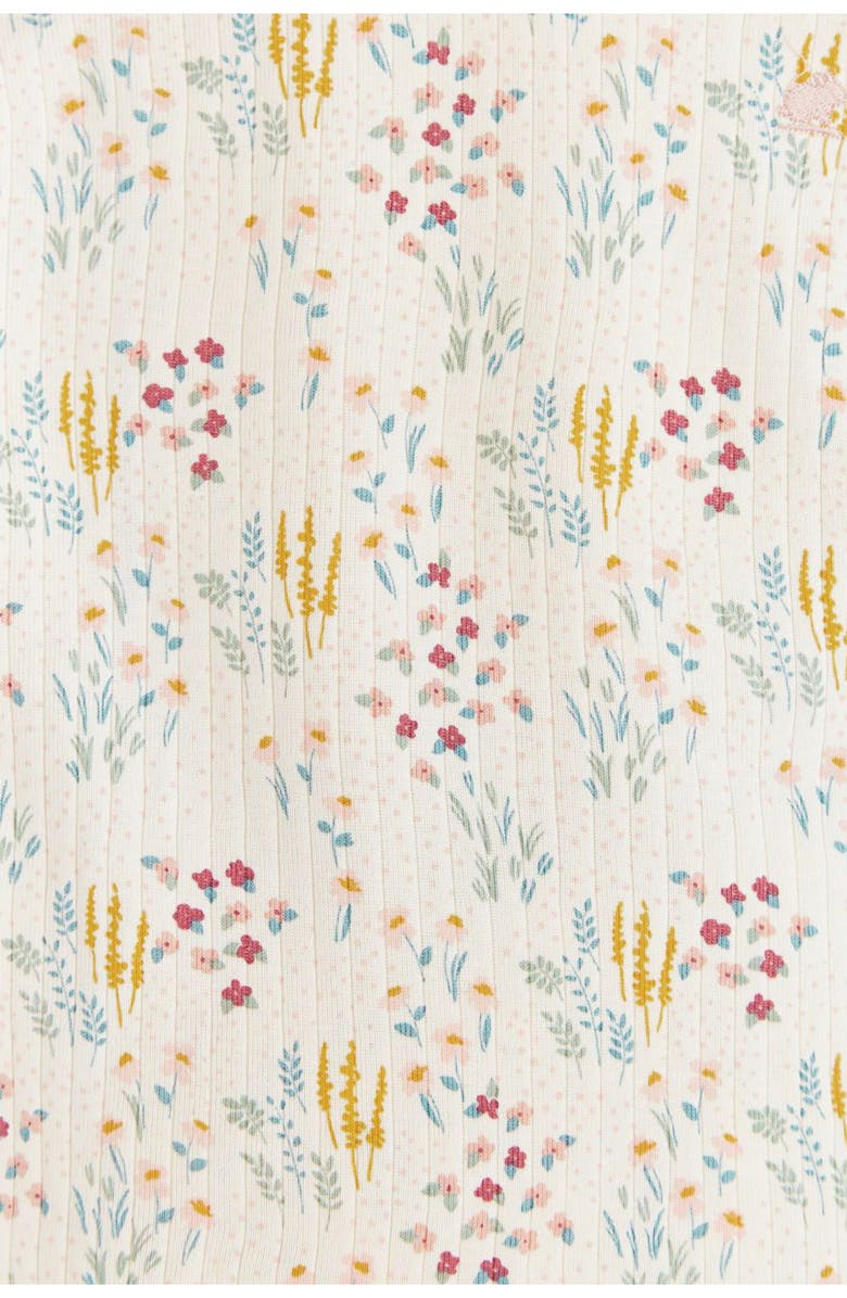 Babycottons Premium Cotton Chloe Ribbed Snug 2PC Pajamas For Toddler, Alternate, color, Multicolor