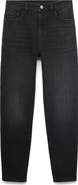MANGO High Waist Ankle Mom Jeans
