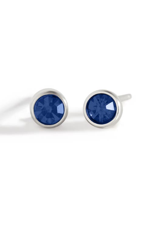 Mint & Lily Birthstone Bezel Studs