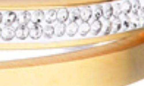 Adornia Tarnish Resistant 18k Gold Plated Chunky Nail Bangle In Gold