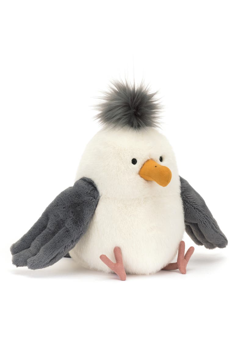 Jellycat Chip Seagull Stuffed Animal, Main, color, 
