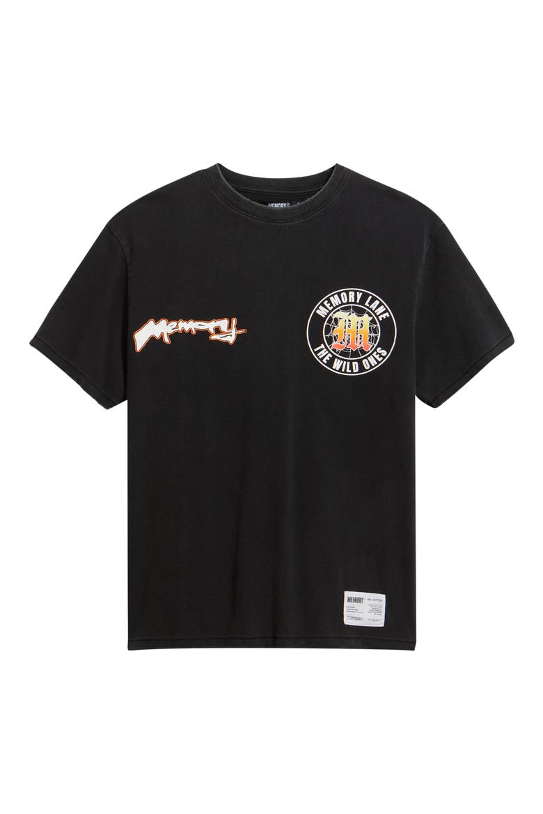 Wild Ones Oversize Cotton Graphic T-Shirt, Alternate, color, VINTAGE BLACK