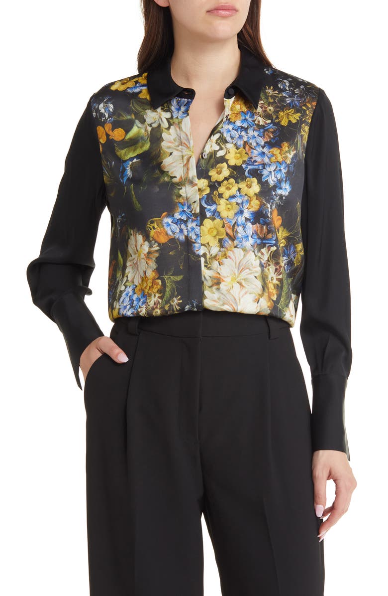 KOBI HALPERIN Nessa Print Blouse, Main, color,