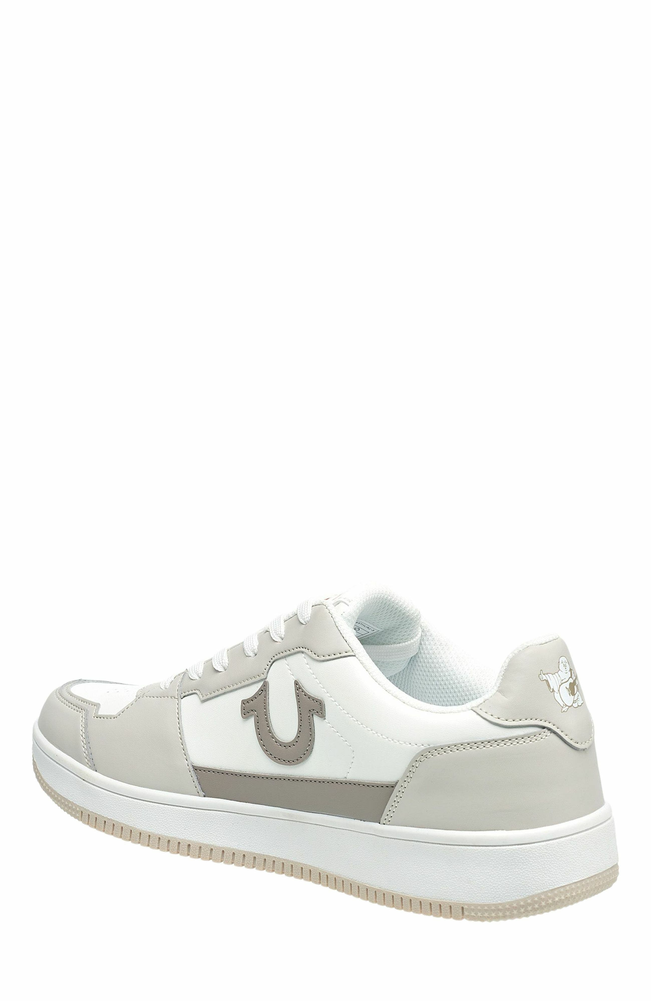 True Religion Men's Arthur Court Sneaker, Alternate, color, Grey