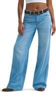 Wrangler Worldwide Mid Rise Wide Leg Jeans