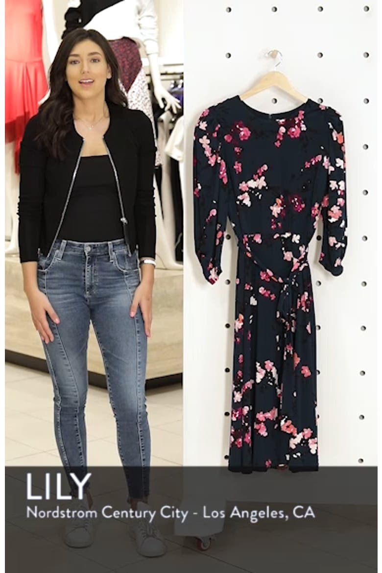 Floral Print Midi Dress video