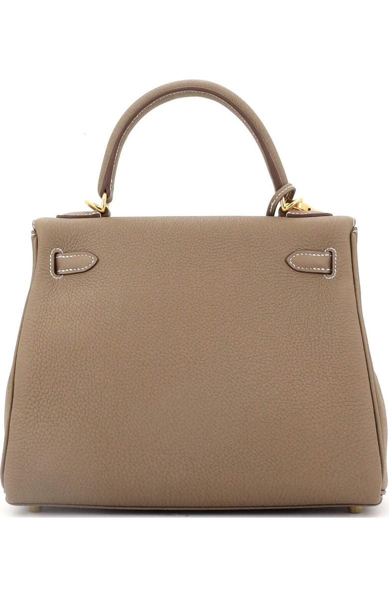 Pre-Owned Hermes Kelly Handbag Grey Togo with Gold Hardware 25, Alternate, color,