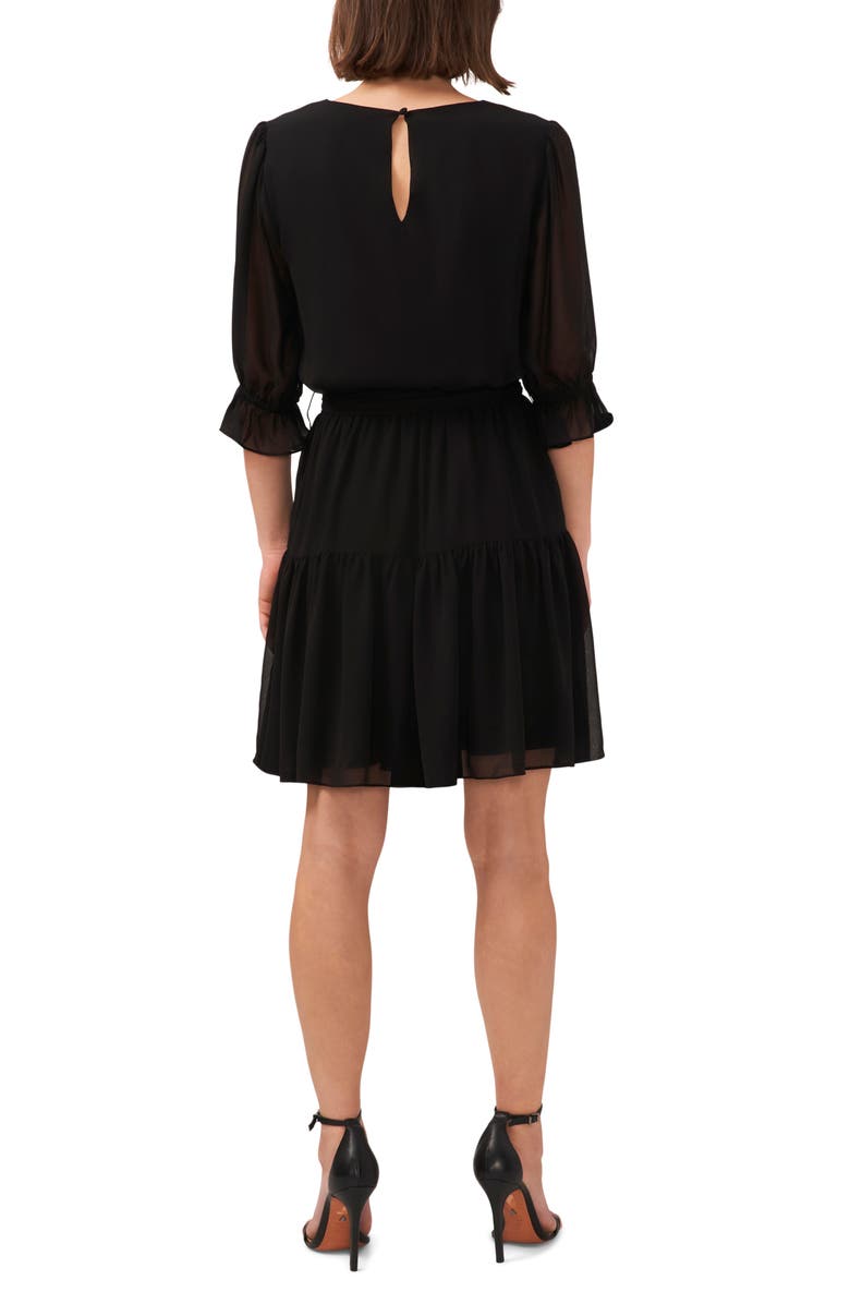 Halogen<sup>®</sup> Surplice Faux Wrap Dress, Alternate, color, 