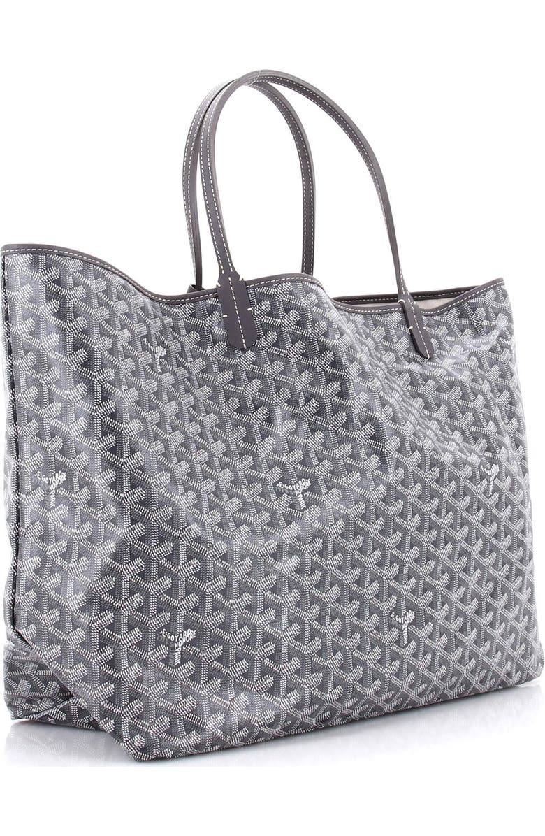 Pre-Owned Goyard Saint Louis Tote Coated Canvas GM, Alternate, color, Gray