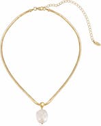 Ettika Cultured Baroque Pearl Pendant Necklace