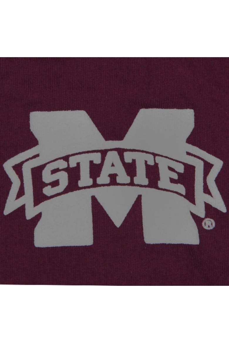 Women's Maroon Mississippi State Bulldogs Spirit Jersey Oversized T-Shirt, Alternate, color, Maroon