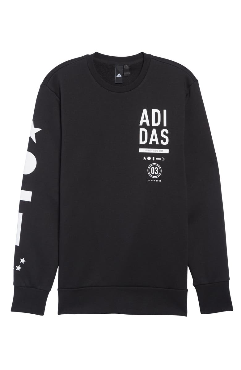 adidas International Regular Fit Sweatshirt, Alternate, color, 