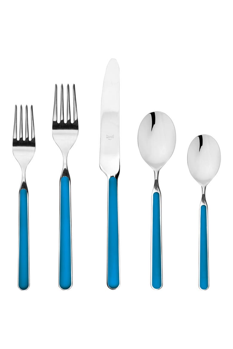 Fantasia 5-Piece Place Setting, Main, color, ELECTRIC BLUE