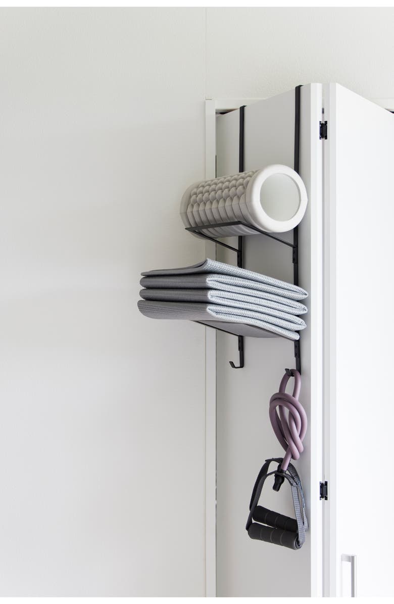 Yamazaki Fitness Equipment Storage Hanger, Alternate, color, Black