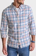 vineyard vines Folly Beach Plaid Island Slub Cotton Spread Collar