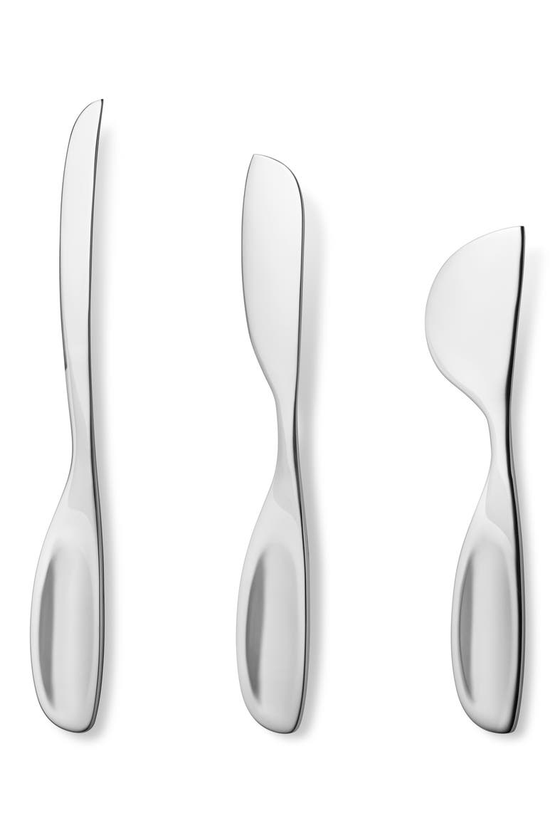 Alfredo Set of 3 Cheese Knives, Main, color, NO COLOR
