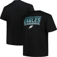 FANATICS Men's Fanatics Branded Black Philadelphia Eagles Big & Tall Pop T-Shirt